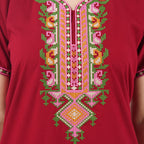 Multi Coloured Embroidered Nightgown