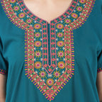 Multi Coloured Embroidered Nightgown