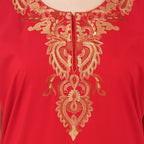 Cream Embroidered Nightgown