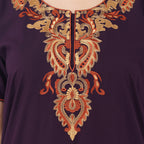 Cream Embroidered Nightgown