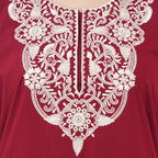 Cream  Embroidered Nightgown