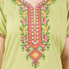 Multi Coloured Embroidered Nightgown