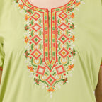 Multi Coloured Embroidered Nightgown