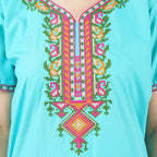 Multi Coloured Embroidered Nightgown