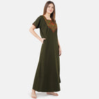 Multi Coloured Embroidered Nightgown