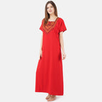 Multi Coloured Embroidered Nightgown