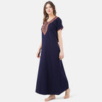 Multi Coloured Embroidered Nightgown