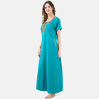 Cream Embroidered Nightgown