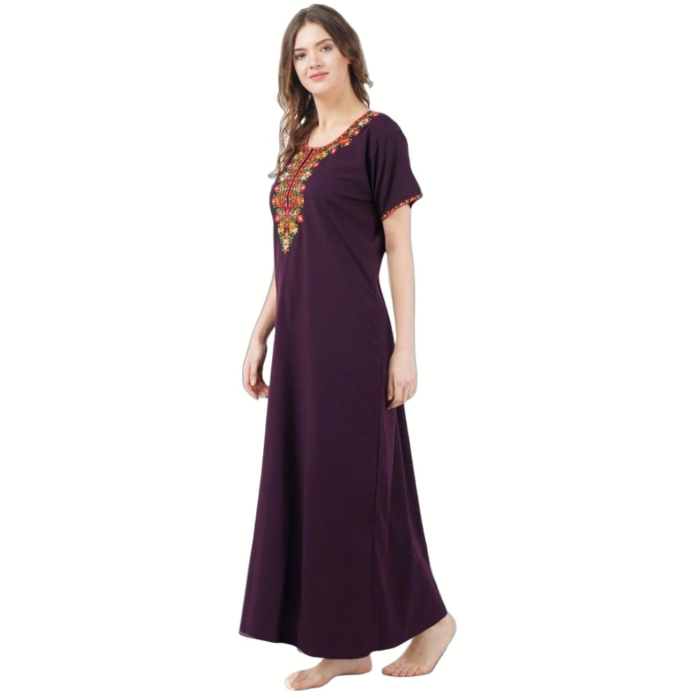 Buy JVSP 100% Cotton Nighty for Women || Long Length Printed Nighty/Maxi/Night  Gown/Night Dress/Nightwear Inner Sleepwear for Women's (Combo Pack of 2)  Online In India At Discounted Prices