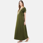 Multi Coloured Embroidered Nightgown