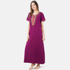 Multi Coloured Embroidered Nightgown