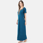 Cream Embroidered Nightgown