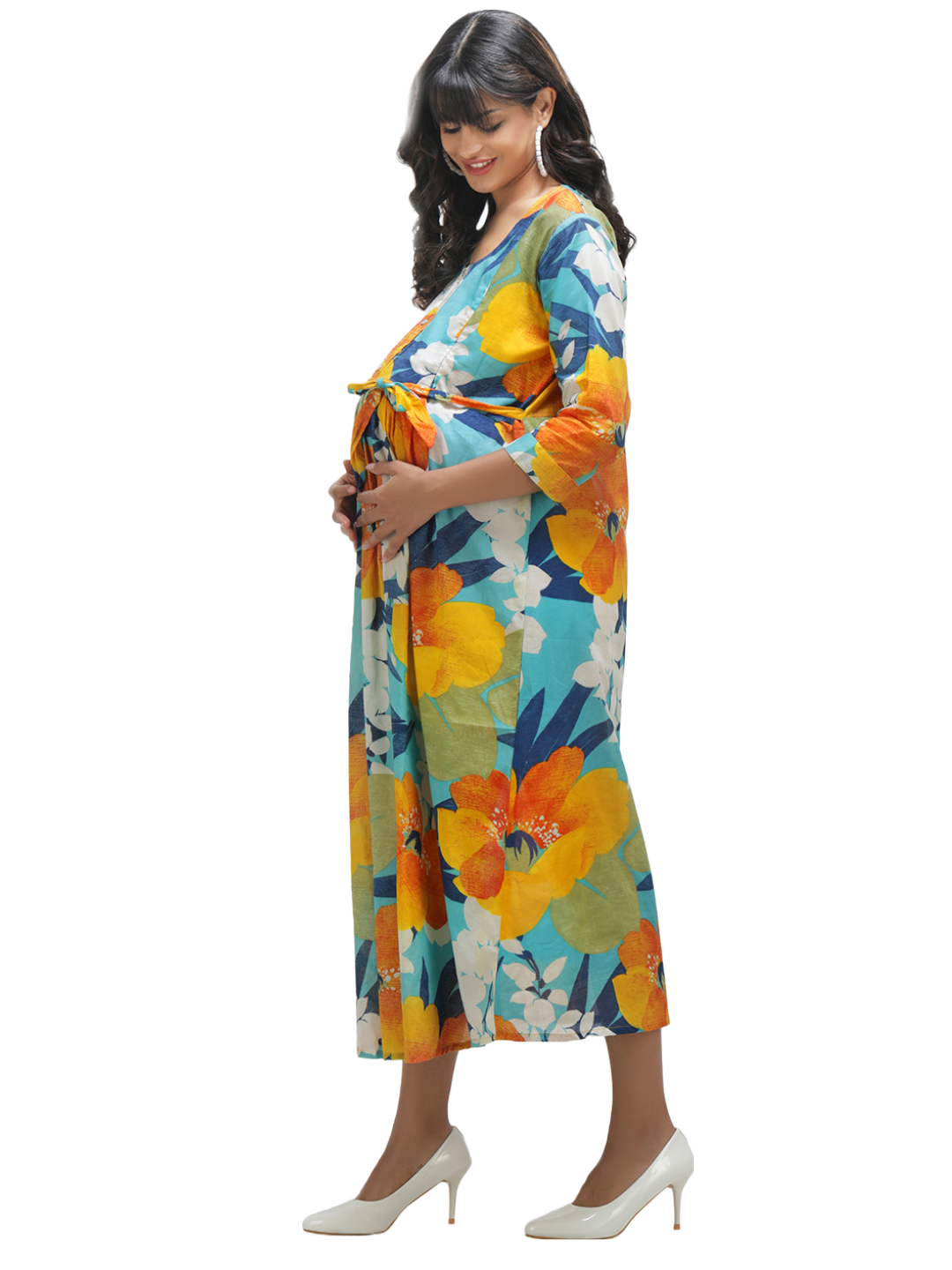 Maternity Dress with Floral print