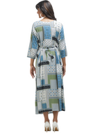 Maternity Dress with Square print