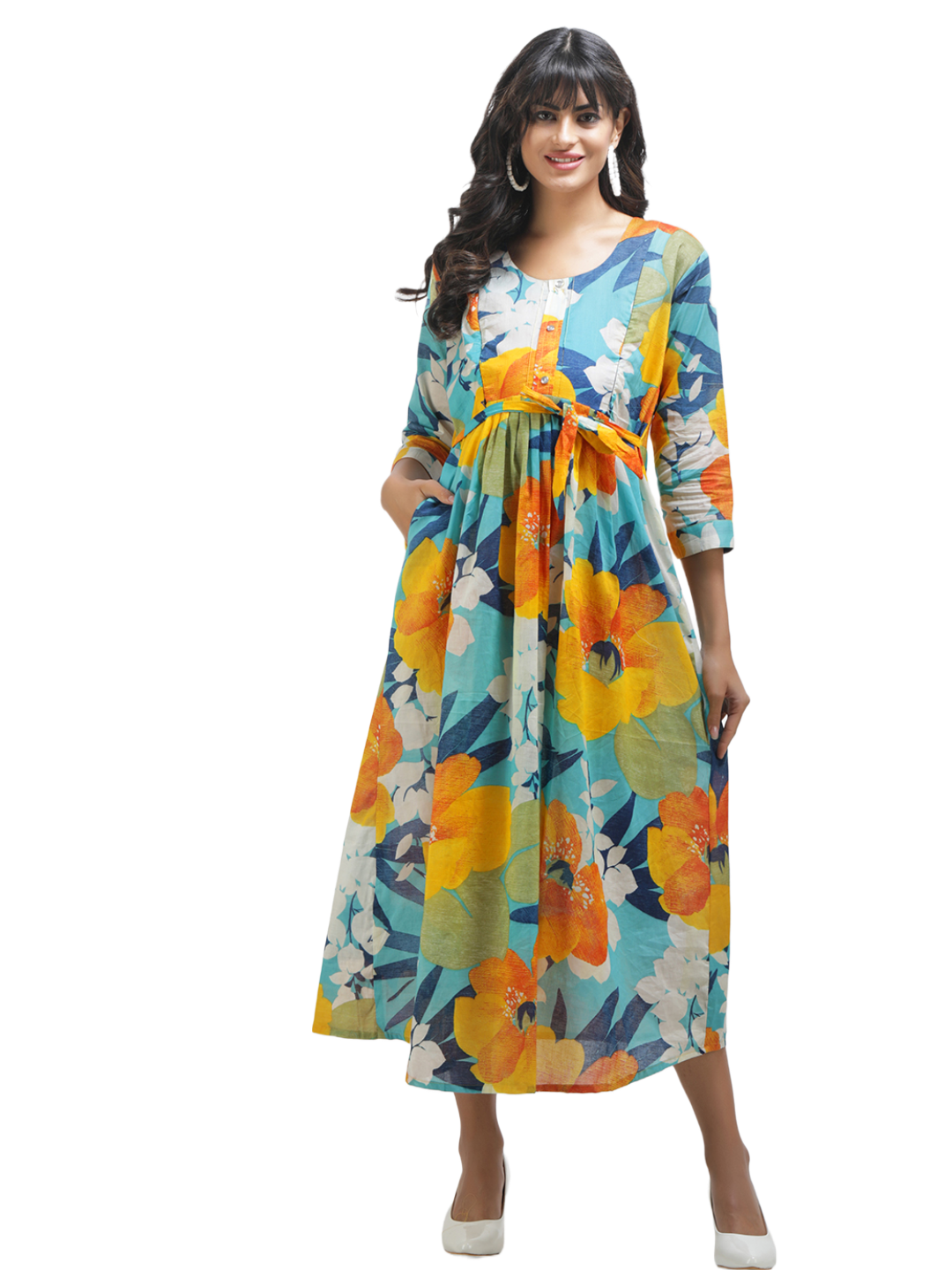 Maternity Dress with Floral print