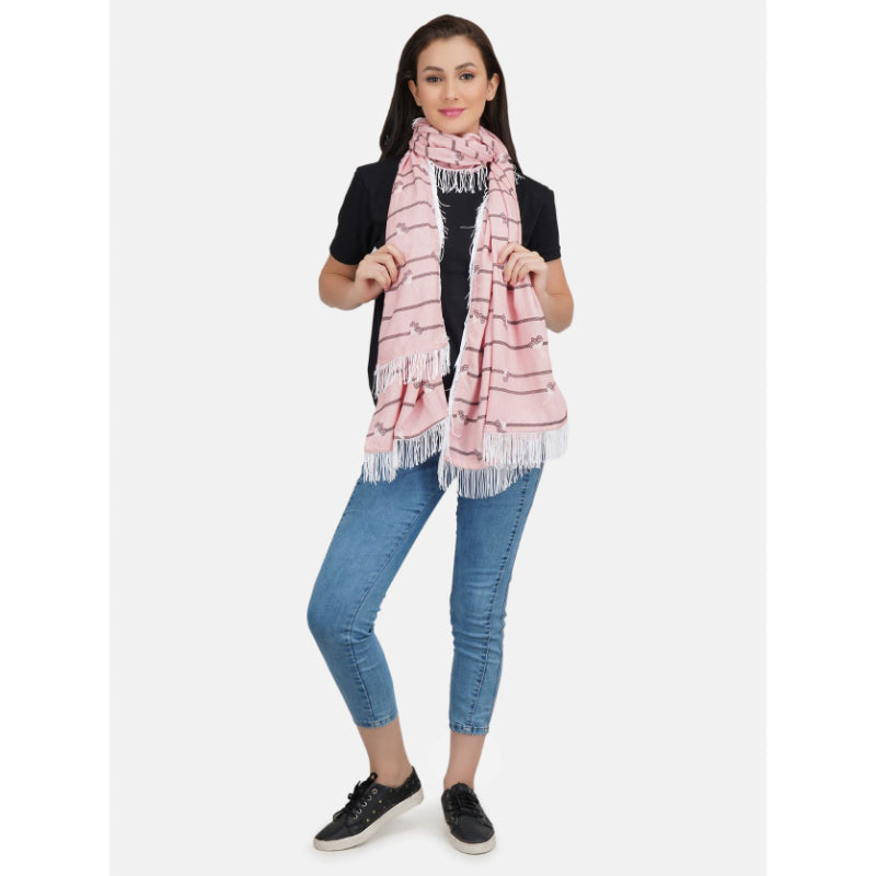 Black Linned Nursing Scarf Main image