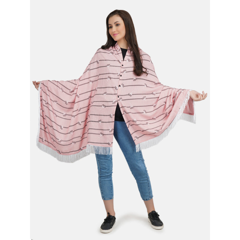 Black Linned Nursing Scarf