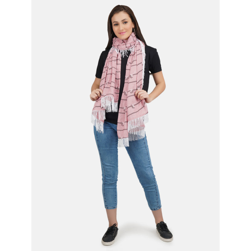 Black Linned  Nursing Scarf