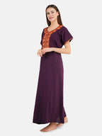 Multi Coloured Embroidered Nightgown