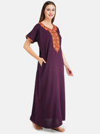 Multi Coloured Embroidered Nightgown