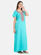 Multi Coloured Embroidered Nightgown