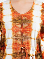 Kaftan with Beautiful Tie & Dye Colour Print