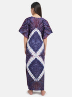Kaftan with Tie & Dye Pattern