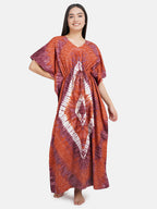 Kaftan with Tie & Dye Pattern