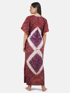 Kaftan with Tie & Dye Pattern