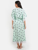 Lassy Kaftan with Beautiful Bow- Print