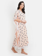 Lassy Kaftan with Beautiful Bow- Print