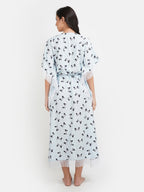 Lassy Kaftan with Beautiful Bow- Print
