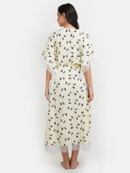 Lassy Kaftan with Beautiful Bow- Print