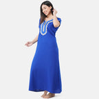 Cream Embroidered Nightgown