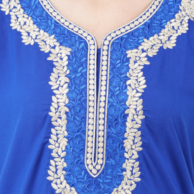Cream Embroidered Nightgown