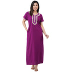 Cream  Embroidered Nightgown