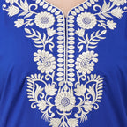 Cotton Cream  Embroidered Nightgown