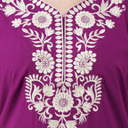Cream  Embroidered Nightgown