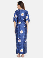 Printed Satin Kaftan