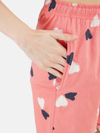 Spaghetti Short Nightsuit with Ball Lace