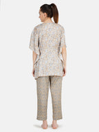 Rayon Kaftan Long Nightsuit
