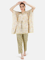 Rayon Kaftan Long Nightsuit
