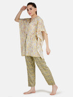 Rayon Kaftan Long Nightsuit