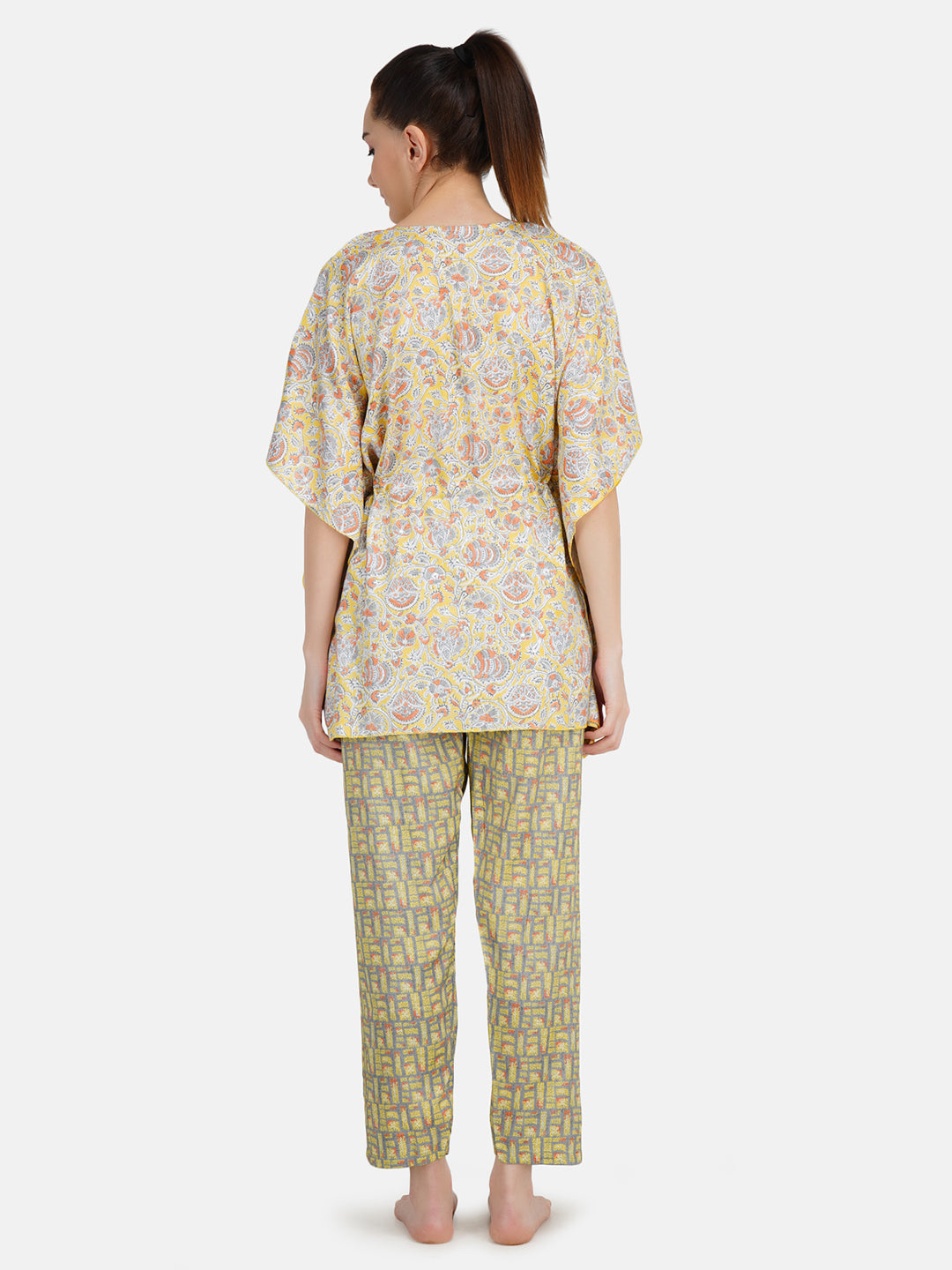 Rayon Kaftan Long Nightsuit