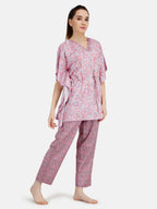 Rayon Kaftan Long Nightsuit