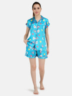 Cute Rabbit Heart Pattern Night suit