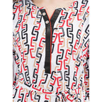 Short Nightgown with Chain Print