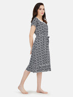 Printed Short Nighty