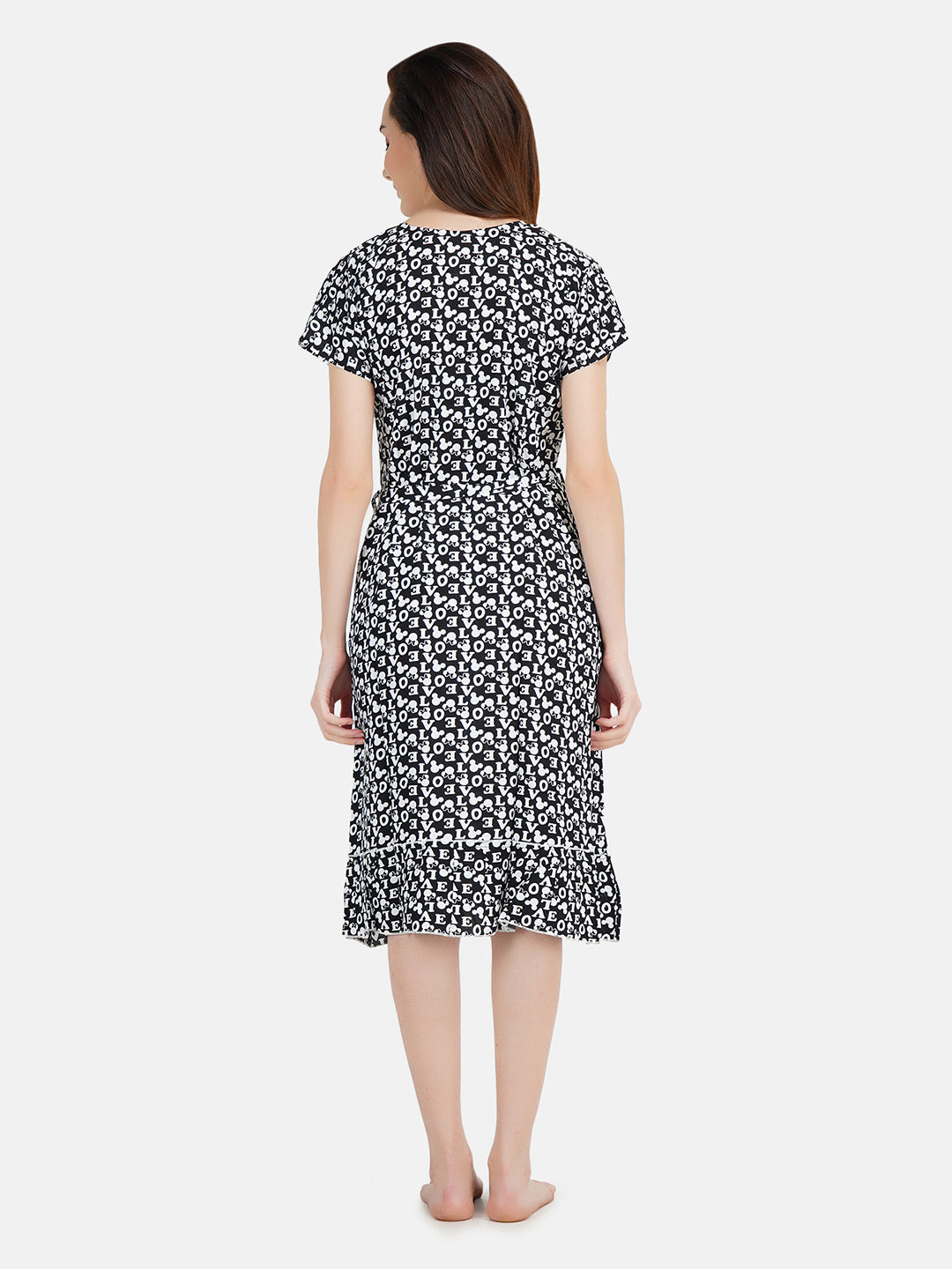 Printed Short Nighty