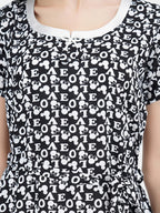Printed Short Nighty
